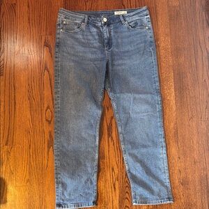 Women's Straight Leg Blue Jeans